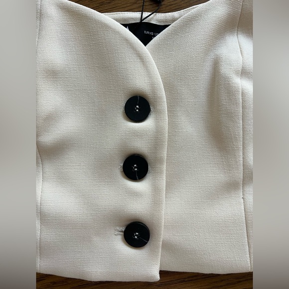 Zara SWEETHEART NECKLINE CROP TOP - Picture 4 of 4